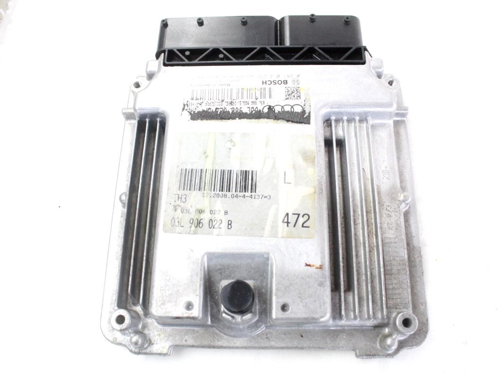 03L906022B CENTRALINA INIEZIONE MOTORE AUDI A4 8K2 2.0 D 105KW 6M 4P (2008) RICAMBIO USATO