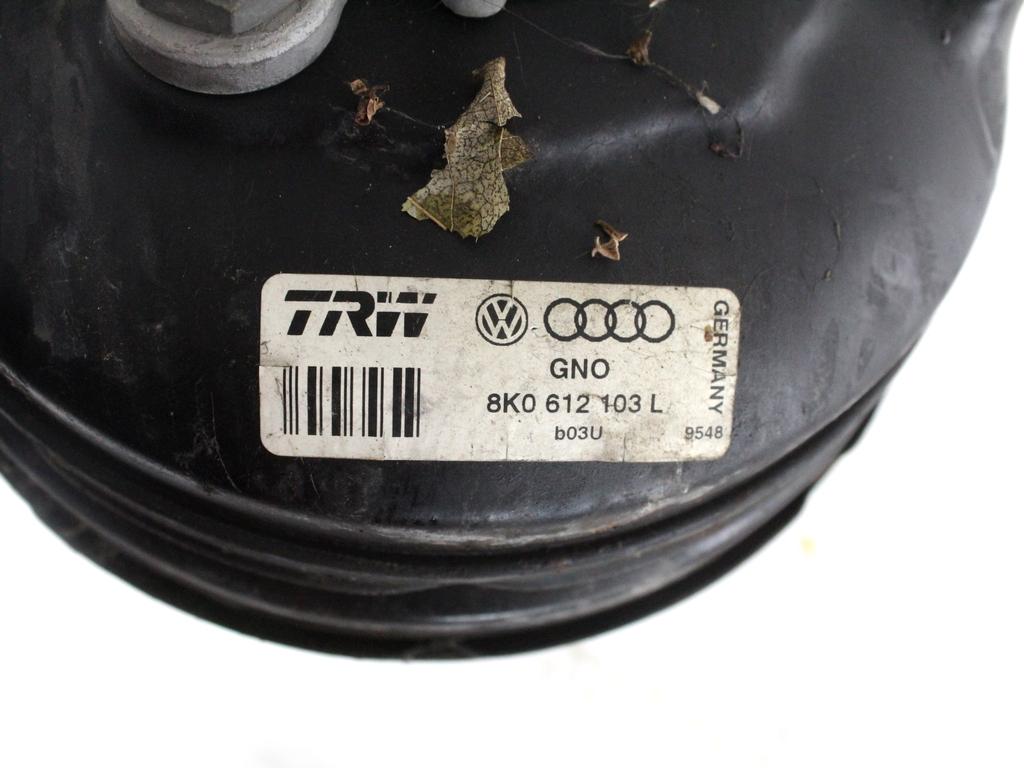 8K0612103L SERVOFRENO AUDI A4 8K2 2.0 D 105KW 6M 4P (2008) RICAMBIO USATO CON POMPA COMANDO FRENI CILINDRO MAESTRO E VASCHETTA
