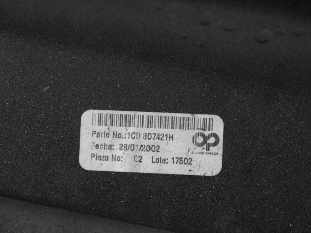 1C0807421HGRU PARAURTI POSTERIORE VOLKSWAGEN NEW BEETLE 1.9 D 66KW 5M 3P (2002) RICAMBIO USATO GRAFFIATO