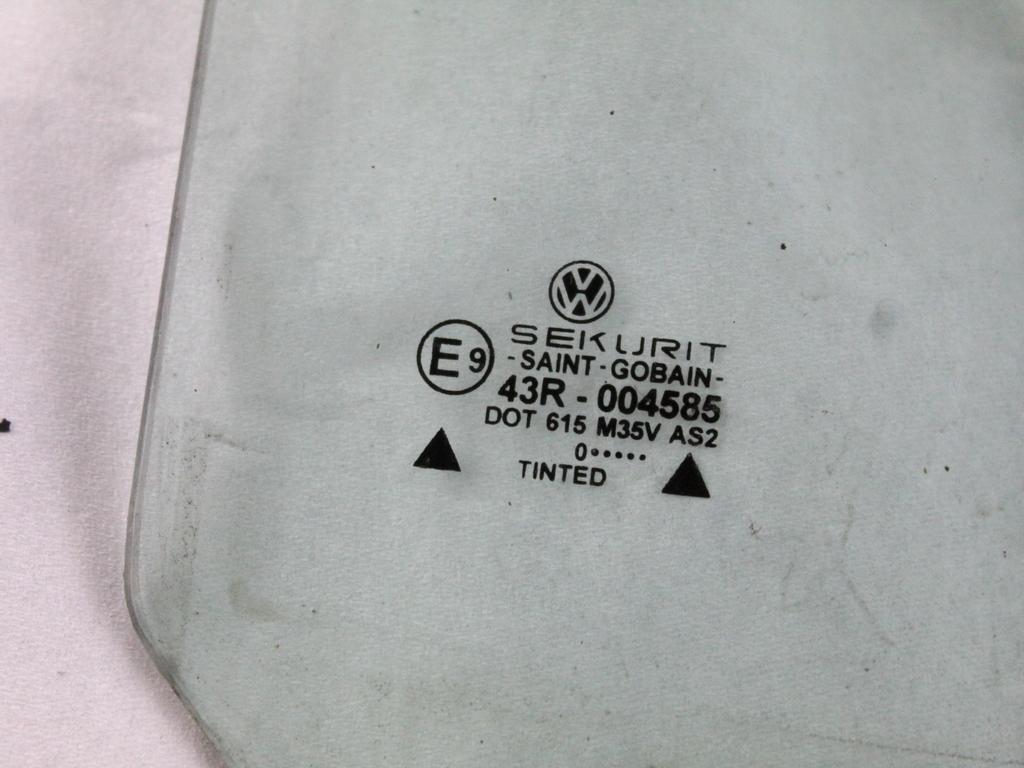 1C0845202D VETRO SCENDENTE PORTA ANTERIORE DESTRA VOLKSWAGEN NEW BEETLE 1.9 D 66KW 5M 3P (2002) RICAMBIO USATO