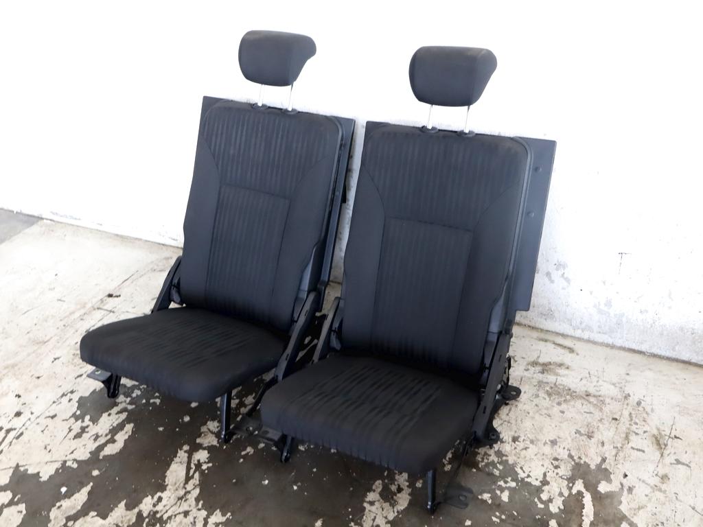 13274069 COPPIA SEDILI POSTERIORI TERZA FILA OPEL ZAFIRA C TOURER 1.6 M 110KW 6M 5P (2013) RICAMBIO USATO 13296724 