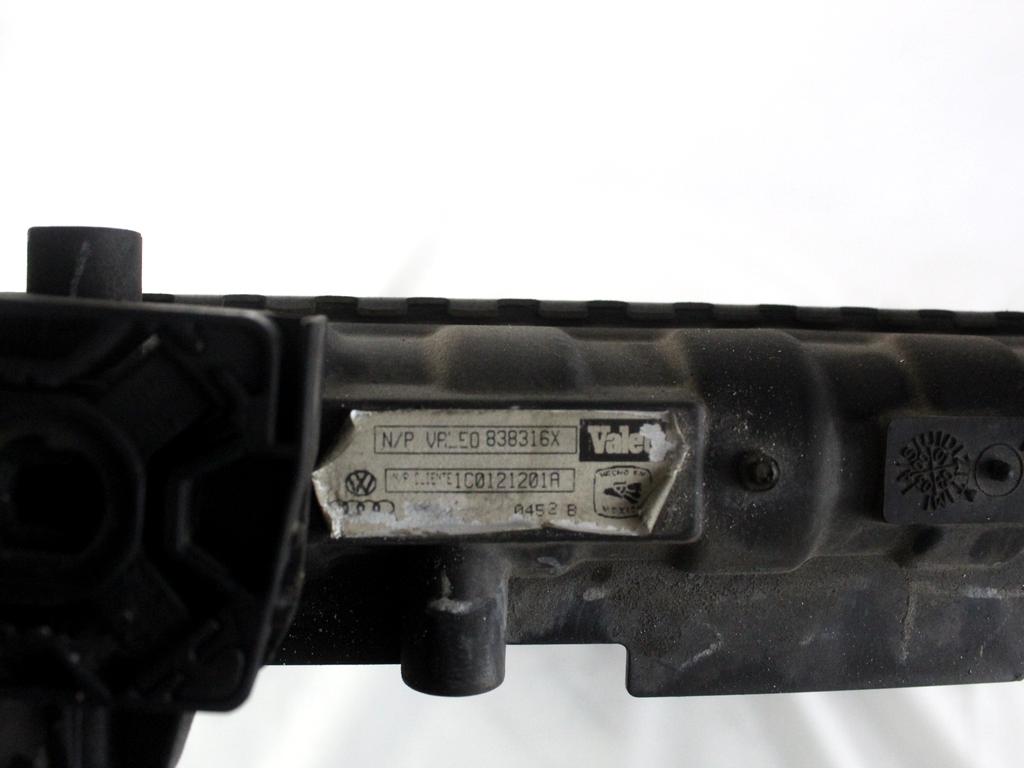 1C0121253A RADIATORE ACQUA VOLKSWAGEN NEW BEETLE 1.9 D 66KW 5M 3P (2002) RICAMBIO USATO