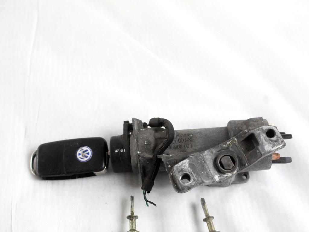 4B0905851C KIT BLOCCHETTI ACCENSIONE APERTURA CON CHIAVE VOLKSWAGEN NEW BEETLE 1.9 D 66KW 5M 3P (2002) RICAMBIO USATO