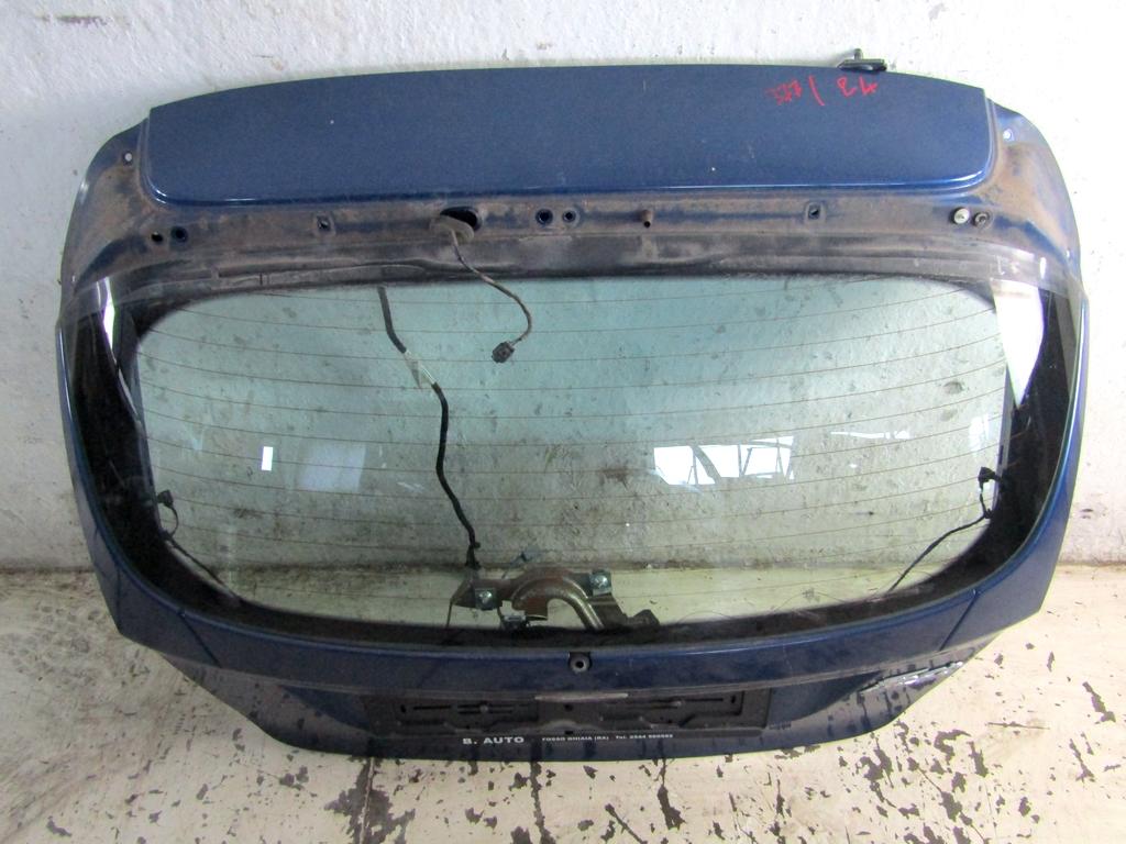 1763986 PORTELLONE COFANO POSTERIORE BAULE FORD FIESTA 1.4 G 71KW 5M 3P (2009) RICAMBIO USATO