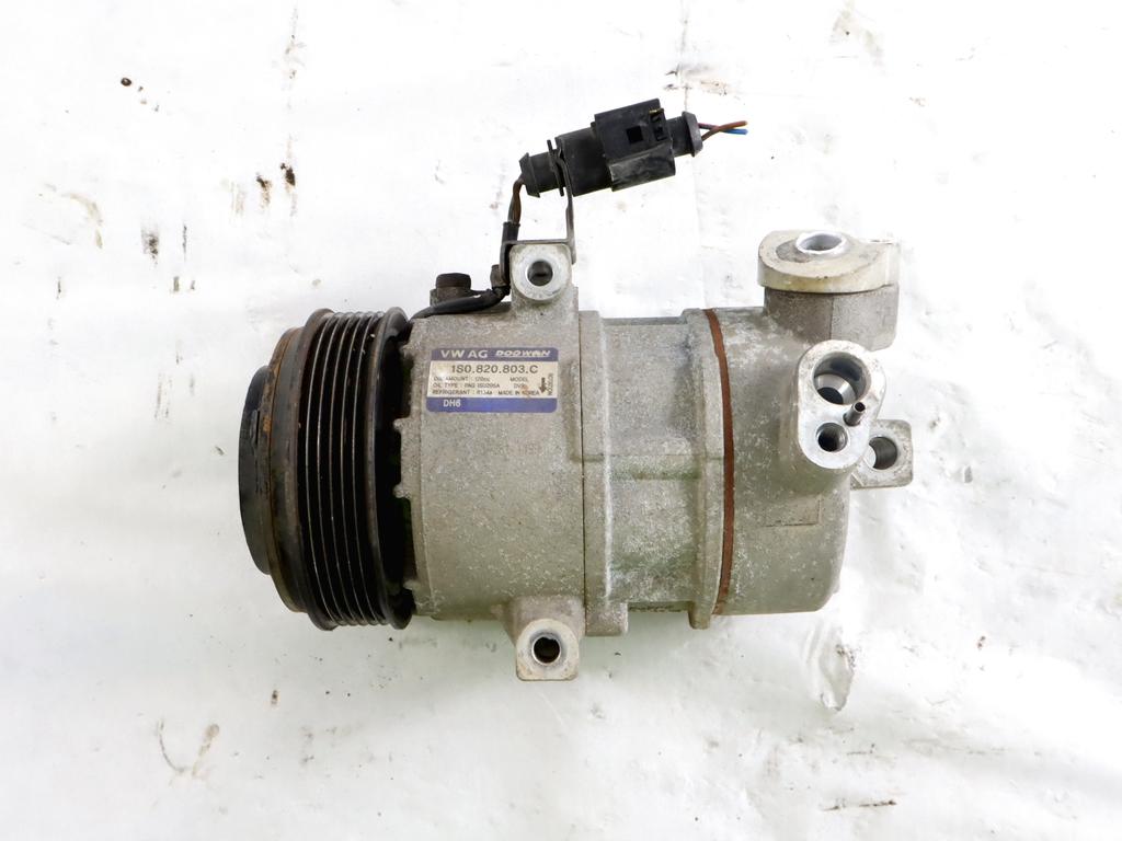 1S0820803C COMPRESSORE CLIMATIZZATORE CLIMA A/C VOLKSWAGEN UP 1.0 M 50KW 5M 5P (2013) RICAMBIO USATO