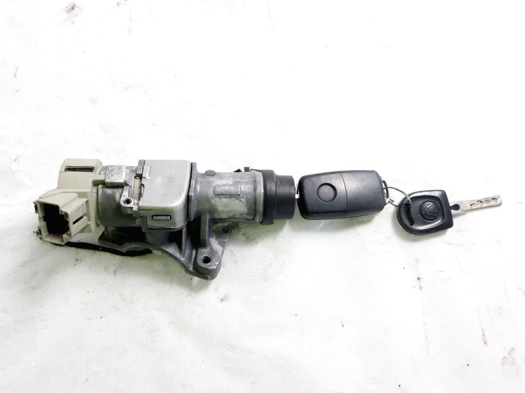 6R0905851B BLOCCHETTO ACCENSIONE AVVIAMENTO CON CHIAVE E SERRATURE VOLKSWAGEN UP 1.0 M 50KW 5M 5P (2013) RICAMBIO USATO