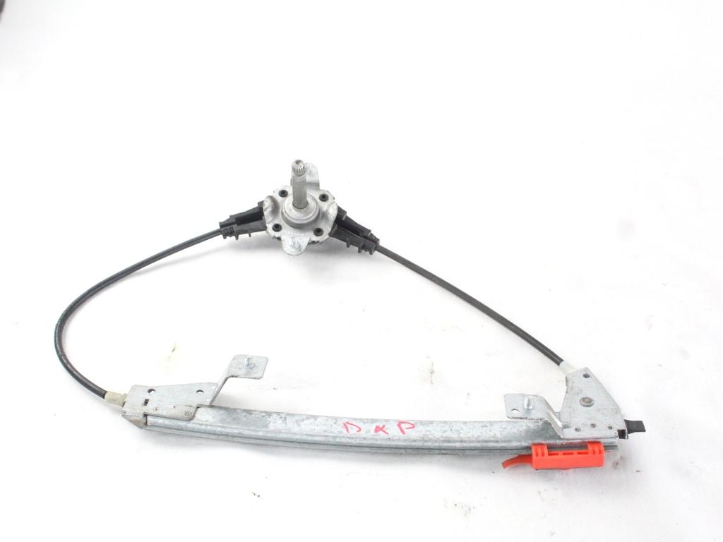 51723323 MECCANISMO ALZA-VETRO ALZA-CRISTALLO PORTA POSTERIORE DESTRA MANUALE FIAT GRANDE PUNTO 1.2 B 48KW 5M 5P (2008) RICAMBIO USATO