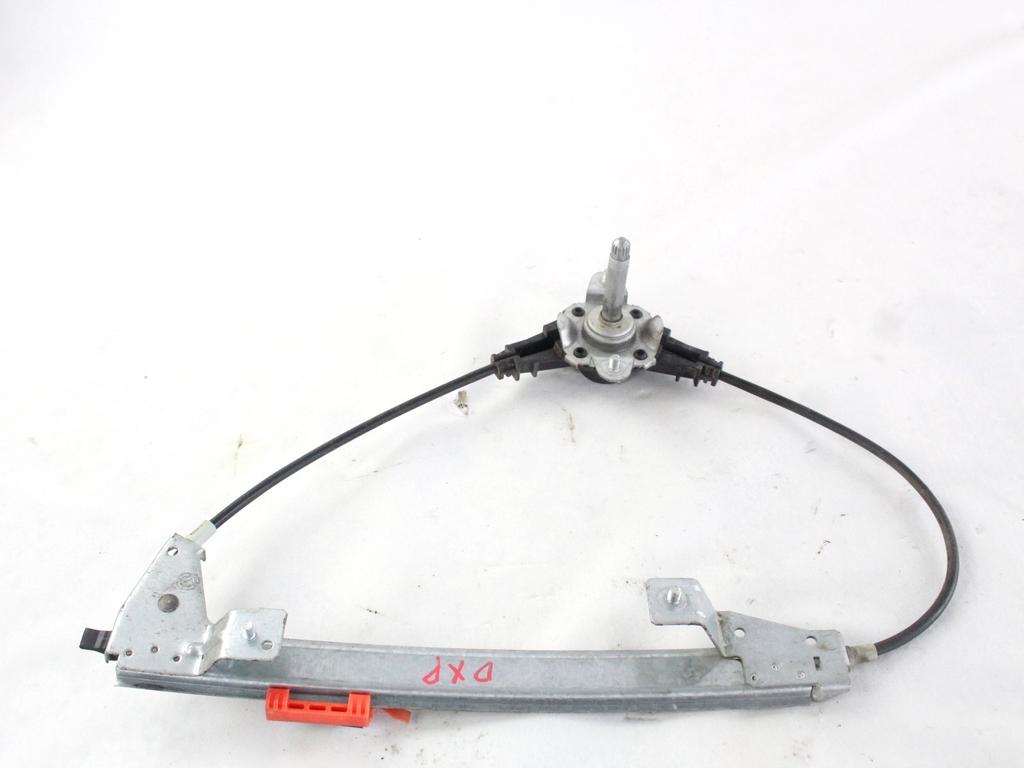 51723324 MECCANISMO ALZA-VETRO ALZA-CRISTALLO PORTA POSTERIORE SINISTRA MANUALE FIAT GRANDE PUNTO 1.2 B 48KW 5M 5P (2008) RICAMBIO USATO