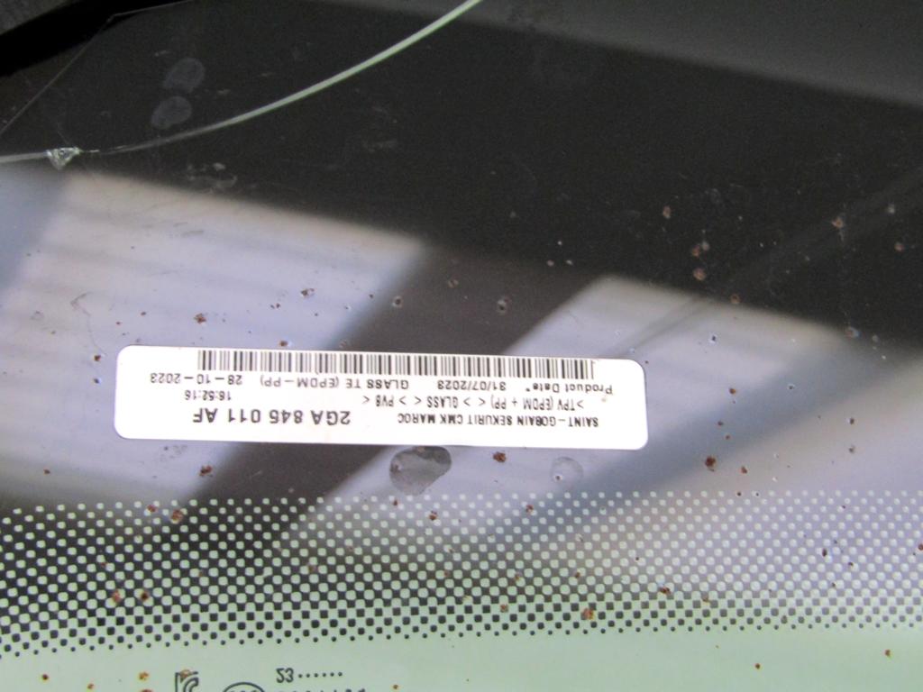 2GA845011AF PARABREZZA ANTERIORE VOLKSWAGEN T-ROC CABRIOLET 1.0 B 81KW 6M 5P (2021) RICAMBIO USATO