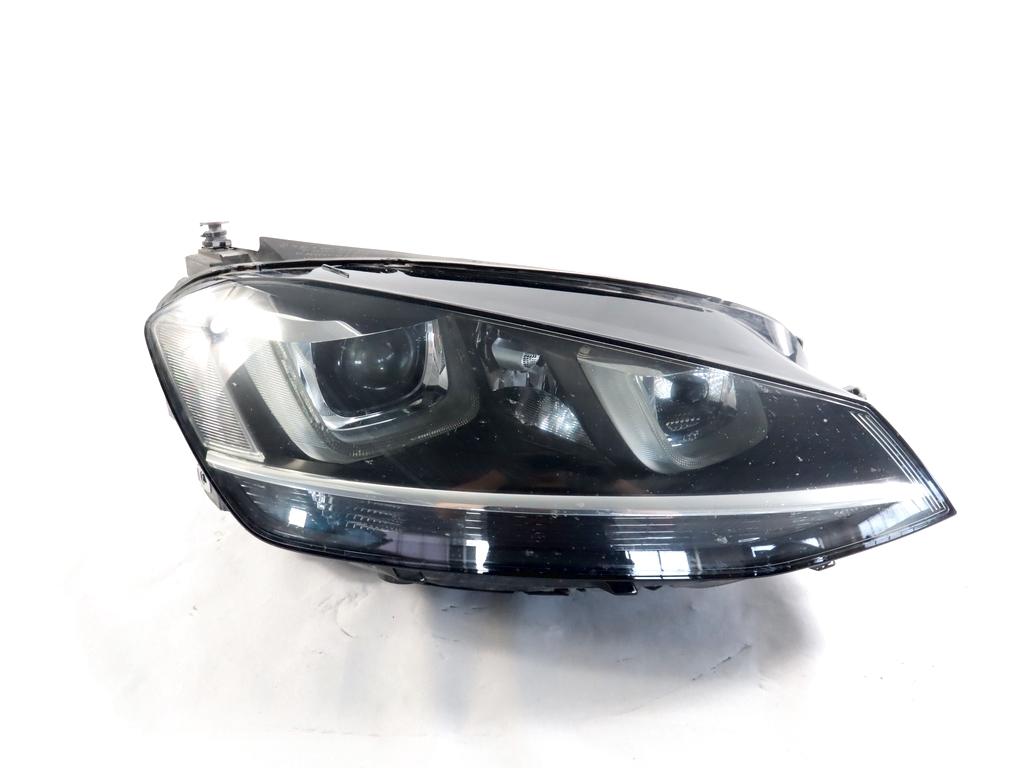 5G1941754 FARO FANALE ANTERIORE DESTRO VOLKSWAGEN GOLF 7.5 1.4 M 81KW 6M 5P (2018) RICAMBIO USATO SUPPORTO DANNEGGIATO