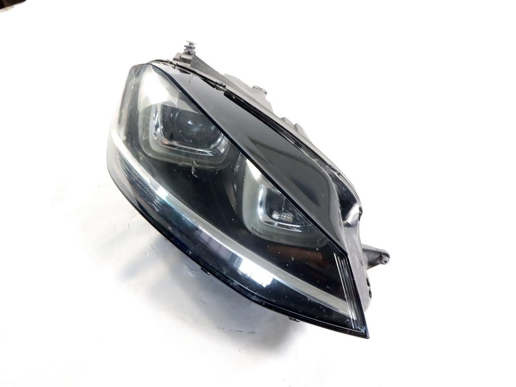 5G1941754 FARO FANALE ANTERIORE DESTRO VOLKSWAGEN GOLF 7.5 1.4 M 81KW 6M 5P (2018) RICAMBIO USATO SUPPORTO DANNEGGIATO