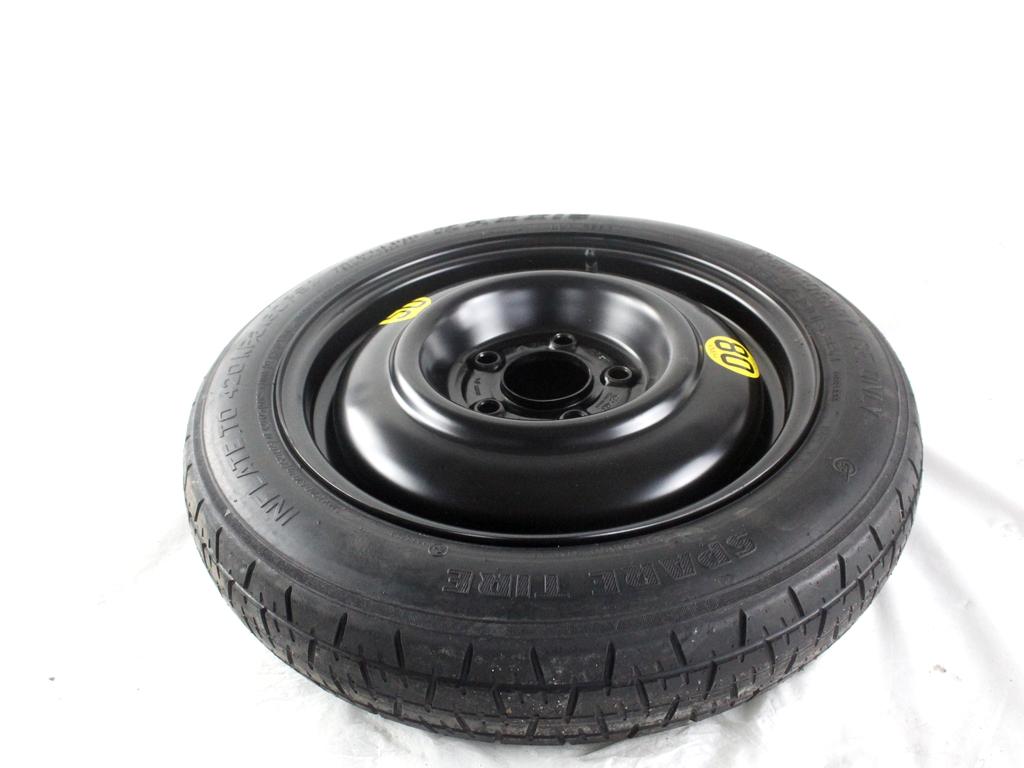 52910-1H900 RUOTINO DI SCORTA MAXXIS T125/80 D15 95M HYUNDAI IX20 1.4 B 66KW 5M 5P (2011) RICAMBIO USATO CON CERCHIO IN FERRO DA 15 POLLICI 5 FORI 4TX15 FH ET 30 INTERASSE 5X114.3