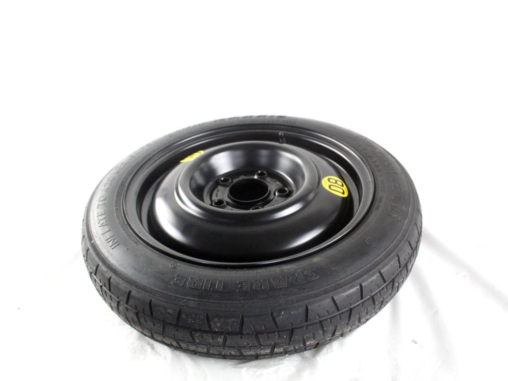 52910-1H900 RUOTINO DI SCORTA MAXXIS T125/80 D15 95M HYUNDAI IX20 1.4 B 66KW 5M 5P (2011) RICAMBIO USATO CON CERCHIO IN FERRO DA 15 POLLICI 5 FORI 4TX15 FH ET 30 INTERASSE 5X114.3