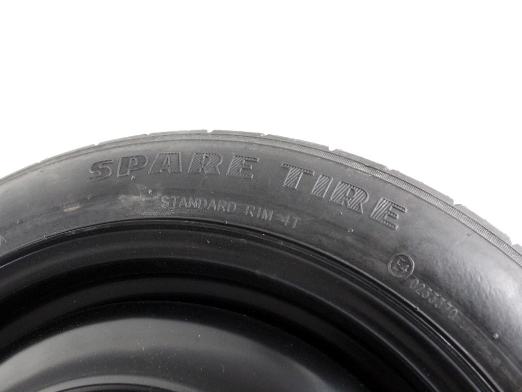 52910-1H900 RUOTINO DI SCORTA MAXXIS T125/80 D15 95M HYUNDAI IX20 1.4 B 66KW 5M 5P (2011) RICAMBIO USATO CON CERCHIO IN FERRO DA 15 POLLICI 5 FORI 4TX15 FH ET 30 INTERASSE 5X114.3