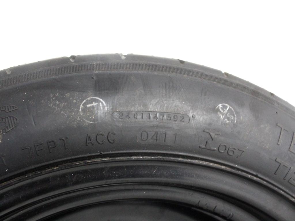 52910-1H900 RUOTINO DI SCORTA MAXXIS T125/80 D15 95M HYUNDAI IX20 1.4 B 66KW 5M 5P (2011) RICAMBIO USATO CON CERCHIO IN FERRO DA 15 POLLICI 5 FORI 4TX15 FH ET 30 INTERASSE 5X114.3