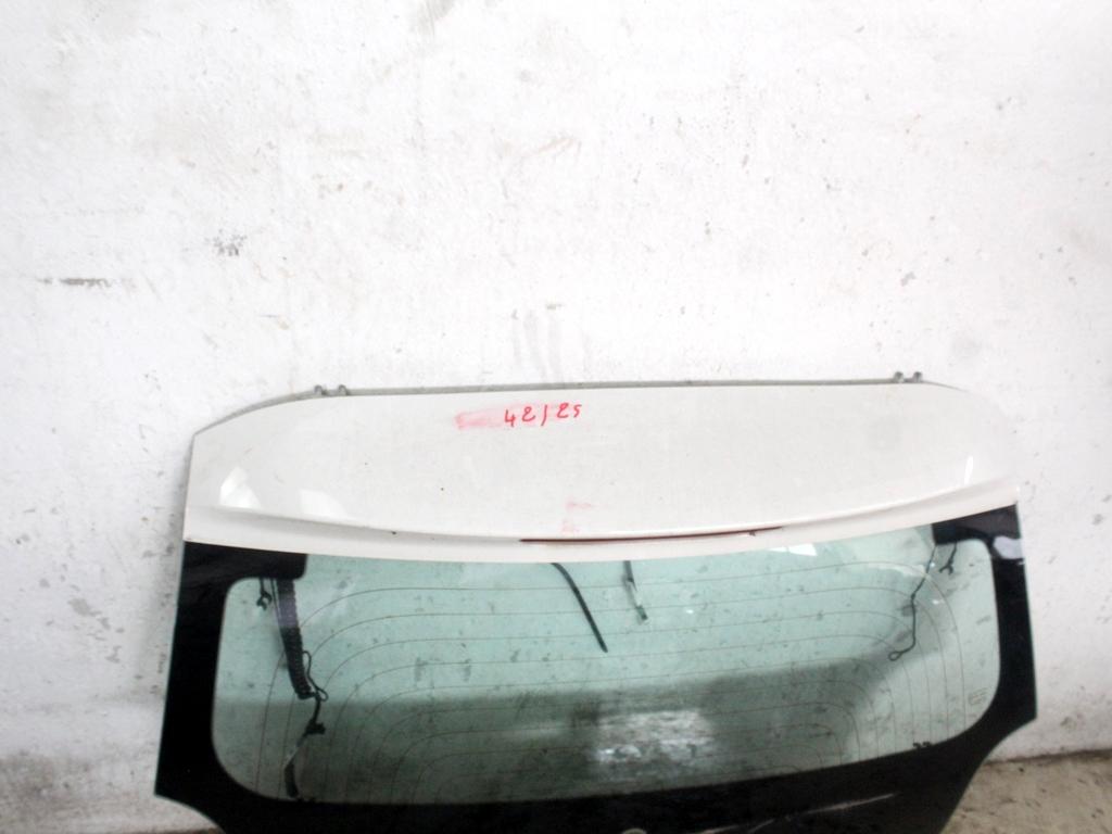 B001129480 PORTELLONE COFANO POSTERIORE BAULE CITROEN C1 1.0 B 51KW 5M 5P (2015) RICAMBIO USATO CON LUNOTTO TERMICO