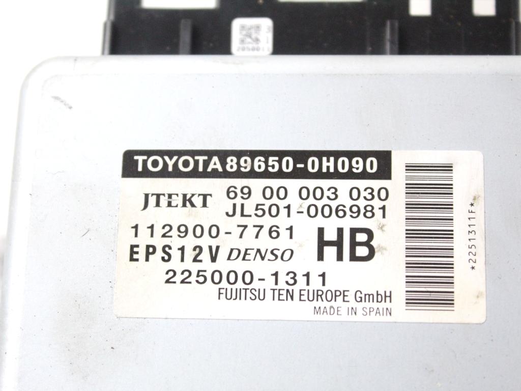 89650-0H090 CENTRALINA SERVOSTERZO CITROEN C1 1.0 B 51KW 5M 5P (2015) RICAMBIO USATO