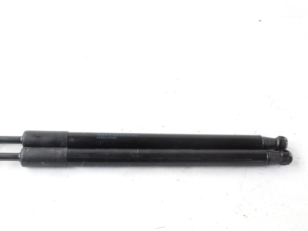 68950-0H040 COPPIA PISTONCINI ASTE AMMORTIZZANTI PORTELLONE COFANO POSTERIORE BAULE CITROEN C1 1.0 B 51KW 5M 5P (2015) RICAMBIO USATO