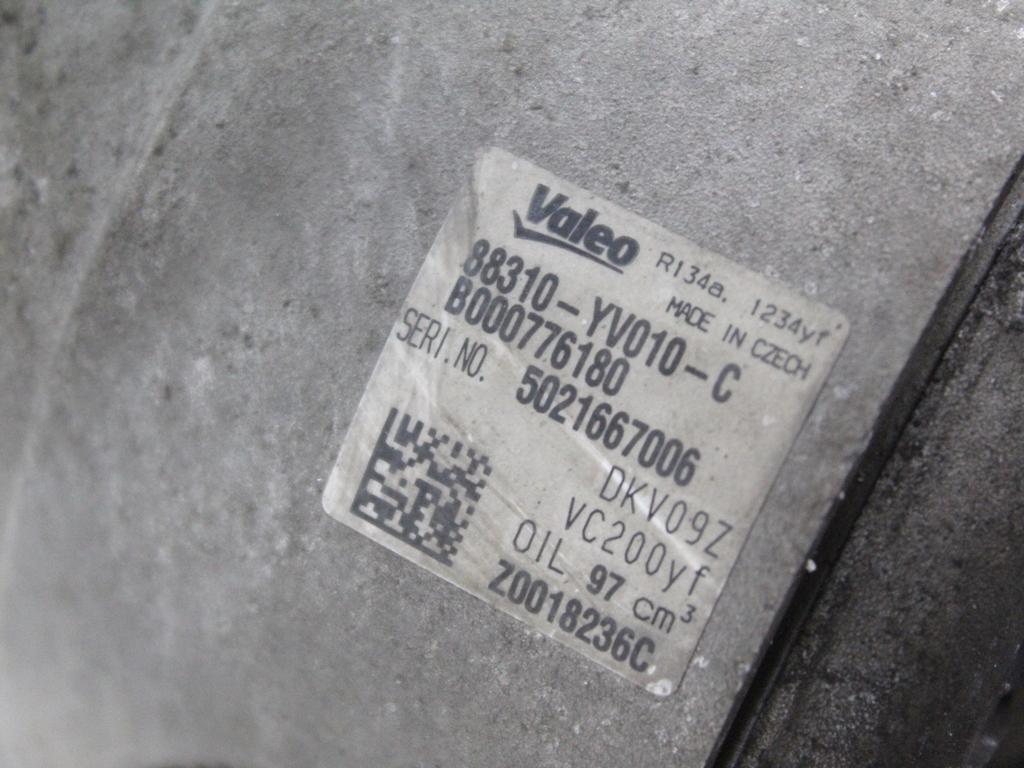 88310-YV010-C COMPRESSORE CLIMATIZZATORE CLIMA A/C CITROEN C1 1.0 B 51KW 5M 5P (2015) RICAMBIO USATO