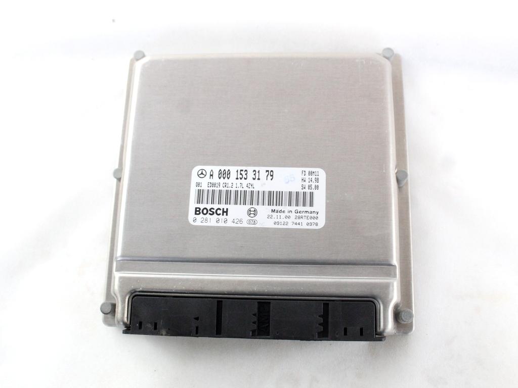 A0001533179 CENTRALINA INIEZIONE MOTORE MERCEDES CLASSE A 170 W168 1.7 D 66KW 5M 5P (2000) RICAMBIO USATO 