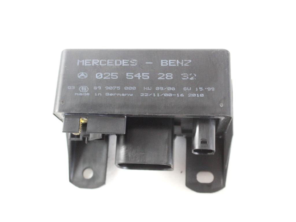 0255452832 CENTRALINA PRERISCALDAMENTO CANDELETTE MERCEDES CLASSE A 170 W168 1.7 D 66KW 5M 5P (2000) RICAMBIO USATO 