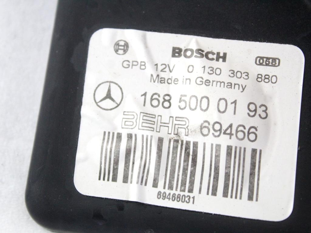 A1685050155 ELETTROVENTOLA MERCEDES CLASSE A 170 W168 1.7 D 66KW 5M 5P (2000) RICAMBIO USATO