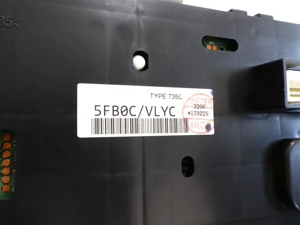 248105FB0C QUADRO STRUMENTI CONTACHILOMETRI NISSAN MICRA 1.0 B 52KW 5M 5P (2017) RICAMBIO USATO 