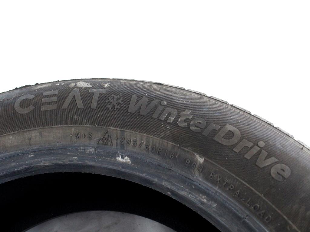 205/60 R16 96H CEAT WINTERDRIVE 7.55MM 8.24MM A2122 PNEUMATICI INVERNALI M+S (QUANTITA' 2 GOMME)