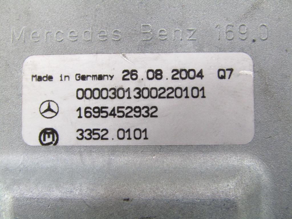1695452932 CENTRALINA IMMOBILIZER BLOCCASTERZO MERCEDES CLASSE A 170 W169 1.7 B 85KW 5M 5P (2004) RICAMBIO USATO