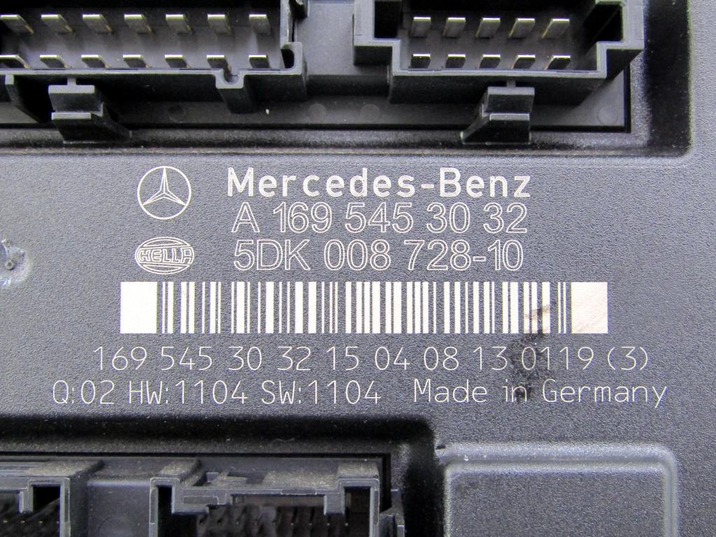 A1695453032 CENTRALINA BODY COMPUTER MERCEDES CLASSE A 170 W169 1.7 B 85KW 5M 5P (2004) RICAMBIO USATO