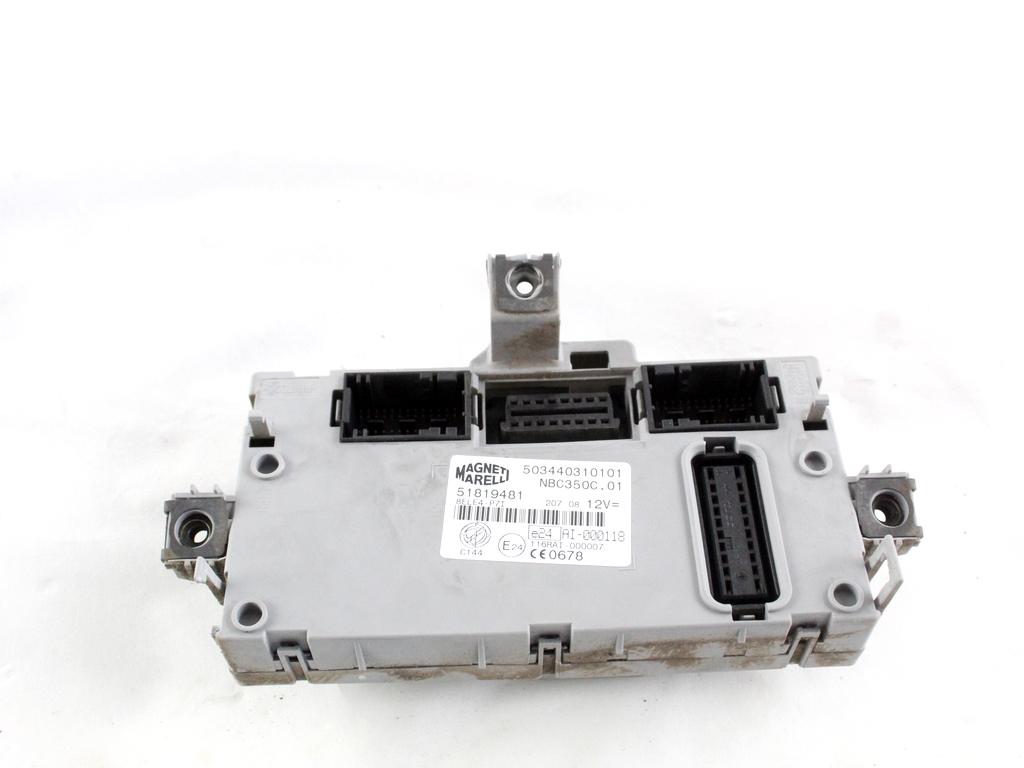 51819481 CENTRALINA BODY COMPUTER FIAT IDEA 1.2 B 59KW 5M 5P (2008) RICAMBIO USATO 