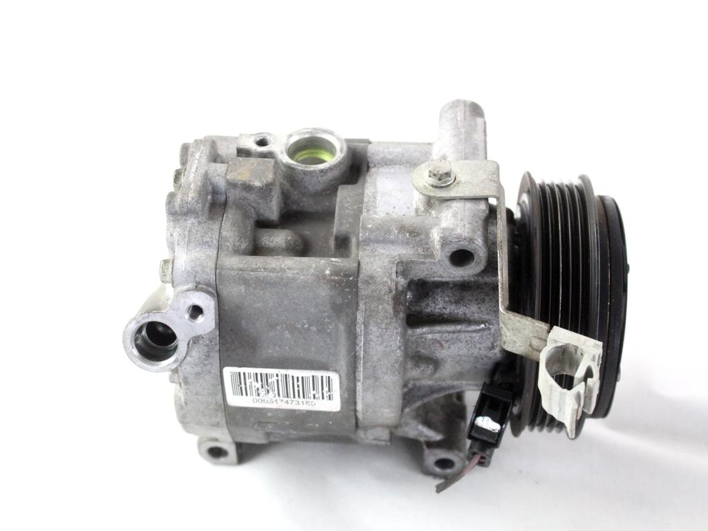 51747318 COMPRESSORE CLIMATIZZATORE CLIMA A/C FIAT IDEA 1.2 B 59KW 5M 5P (2008) RICAMBIO USATO 