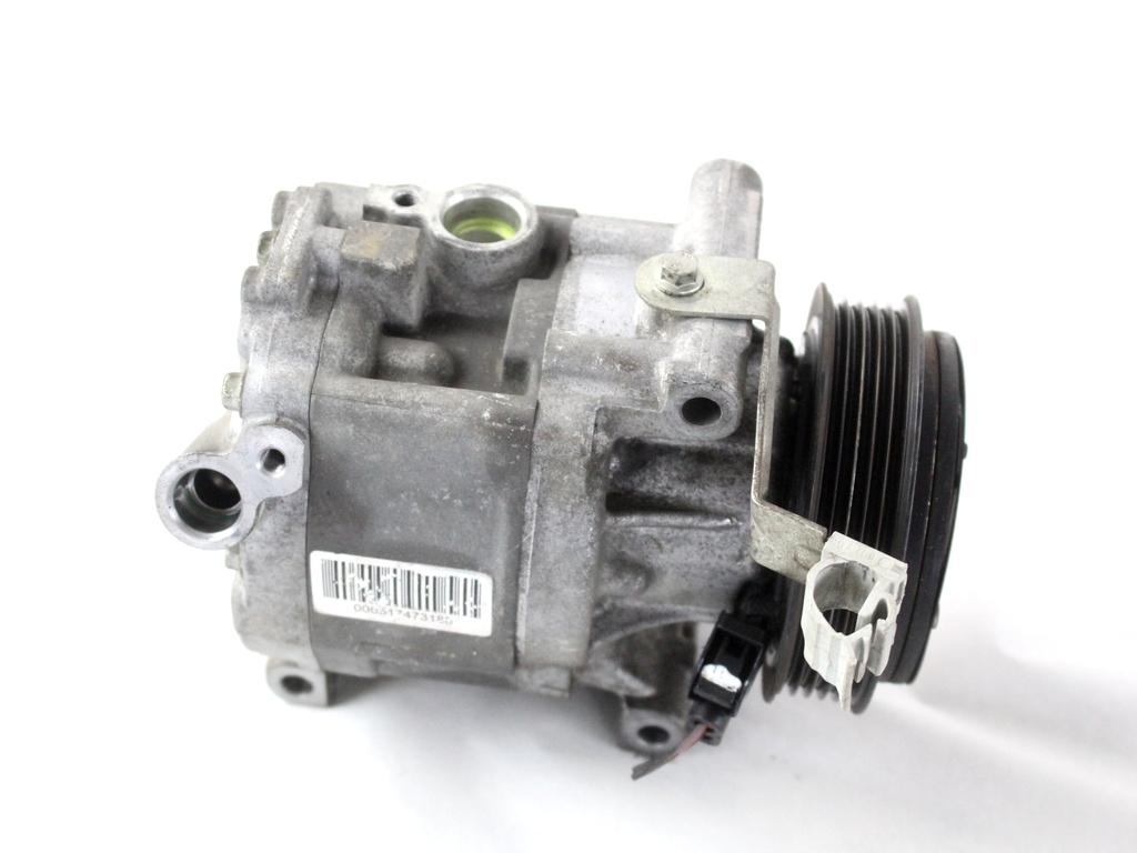 51747318 COMPRESSORE CLIMATIZZATORE CLIMA A/C FIAT IDEA 1.2 B 59KW 5M 5P (2008) RICAMBIO USATO 
