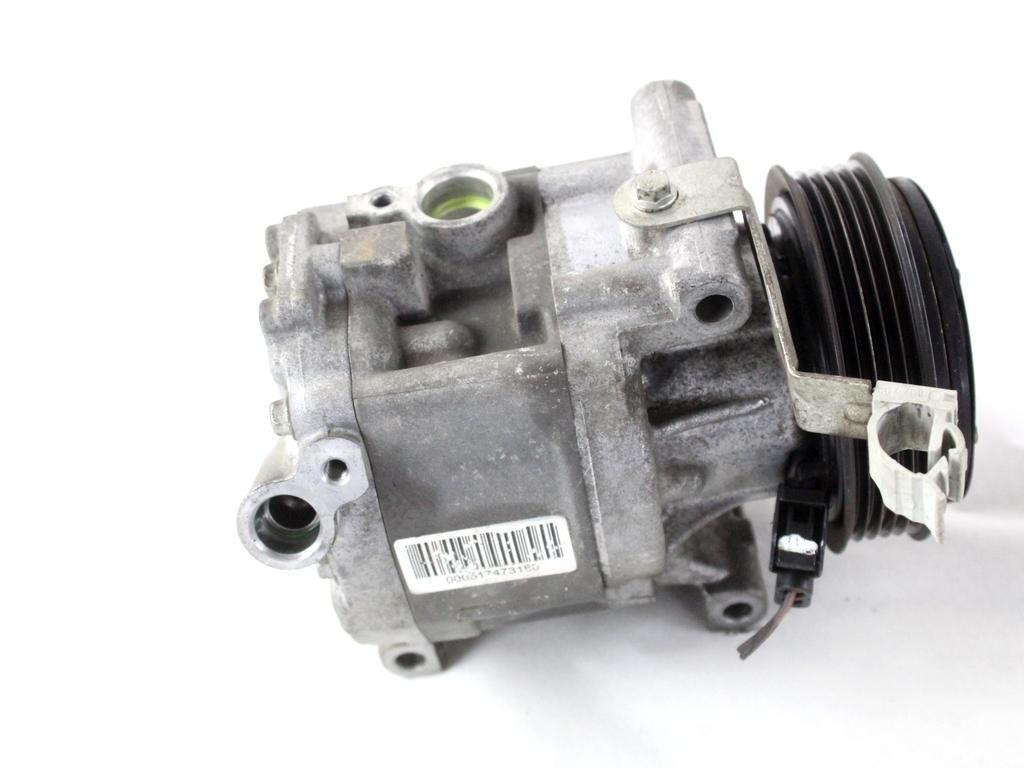 51747318 COMPRESSORE CLIMATIZZATORE CLIMA A/C FIAT IDEA 1.2 B 59KW 5M 5P (2008) RICAMBIO USATO 