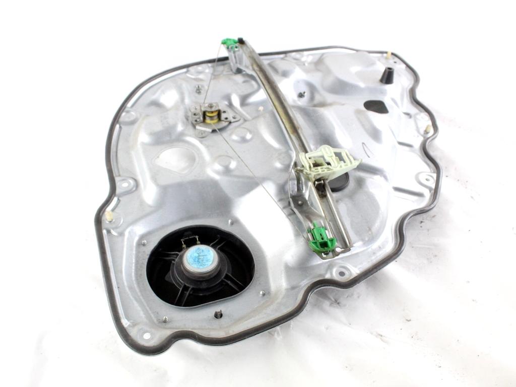 518084460 MECCANISMO ALZA-VETRO ALZA-CRISTALLO PORTA POSTERIORE SINISTRA MANUALE FIAT IDEA 1.2 B 59KW 5M 5P (2008) RICAMBIO USATO