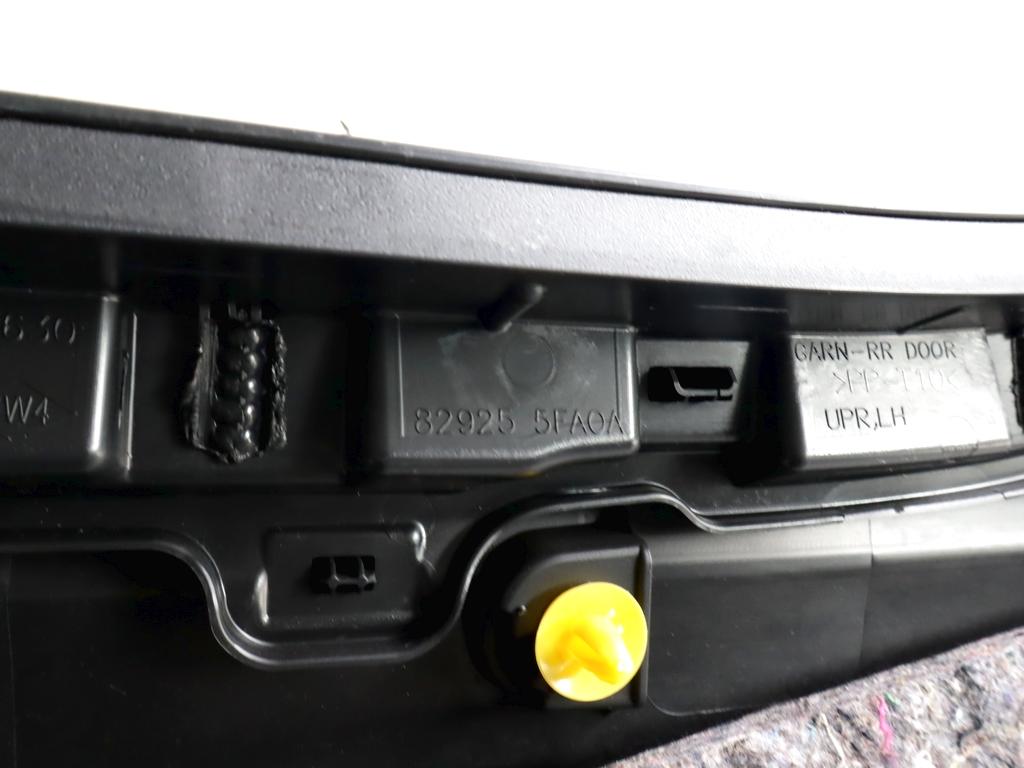 82925-5FA0A PANNELLO INTERNO PORTA POSTERIORE SINISTRA NISSAN MICRA 1.0 B 52KW 5M 5P (2017) RICAMBIO USATO 