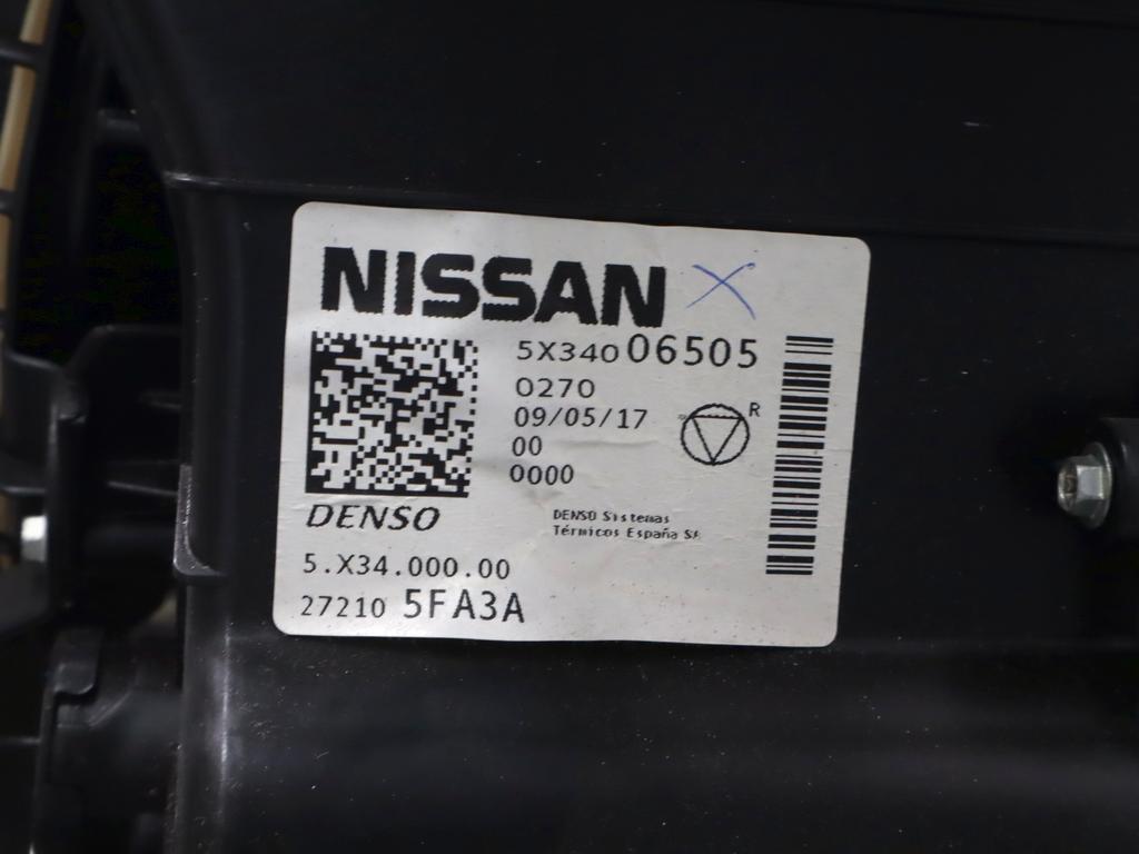 27210-5FA3A SCATOLA CLIMATIZZATORE CLIMA A/C NISSAN MICRA 1.0 B 52KW 5M 5P (2017) RICAMBIO USATO 