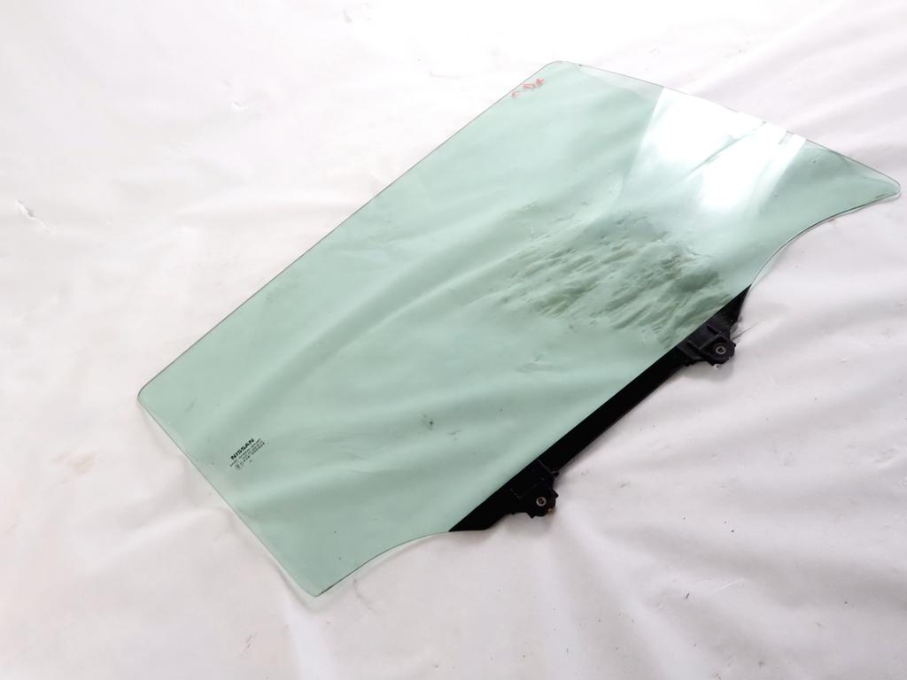 823005FA0A VETRO SCENDENTE PORTA POSTERIORE DESTRA NISSAN MICRA 1.0 B 52KW 5M 5P (2017) RICAMBIO USATO 