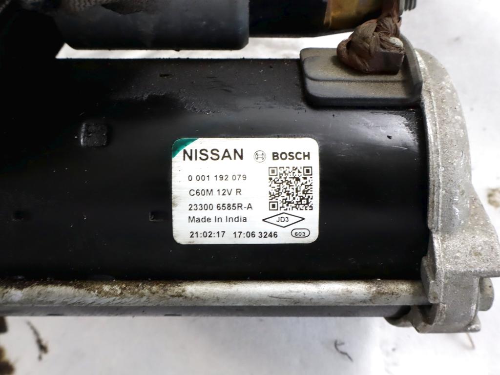 233006585R MOTORINO AVVIAMENTO NISSAN MICRA 1.0 B 52KW 5M 5P (2017) RICAMBIO USATO 
