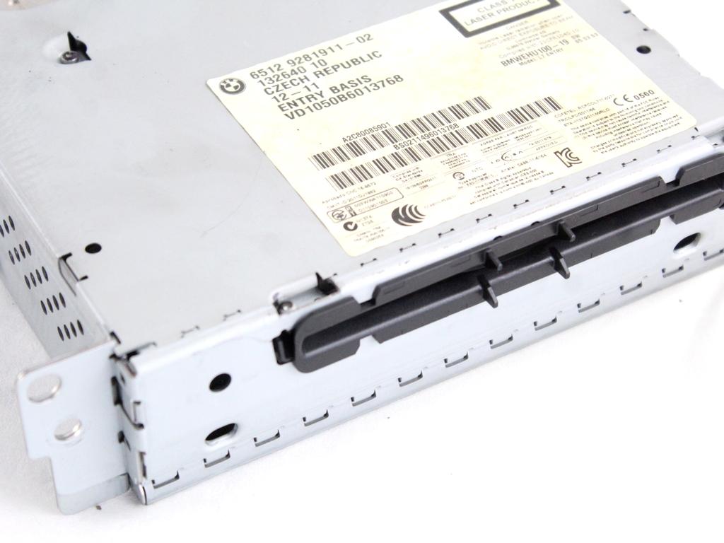 65129281911 AUTORADIO BMW SERIE 1 116D F20 2.0 D 85KW 6M 5P (2012) RICAMBIO USATO (NON FORNIAMO CODICE AUTORADIO, MA SOLO NUMERO DI TELAIO VEICOLO)