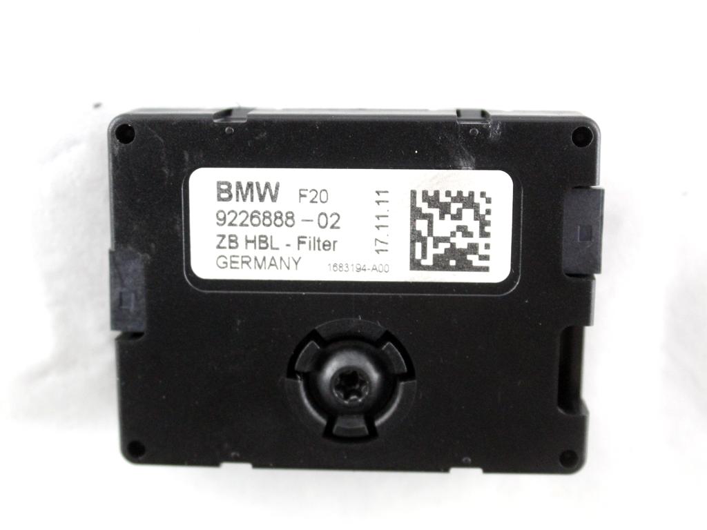 9226888 CENTRALINA AMPLIFICATORE ANTENNA BMW SERIE 1 116D F20 2.0 D 85KW 6M 5P (2012) RICAMBIO USATO