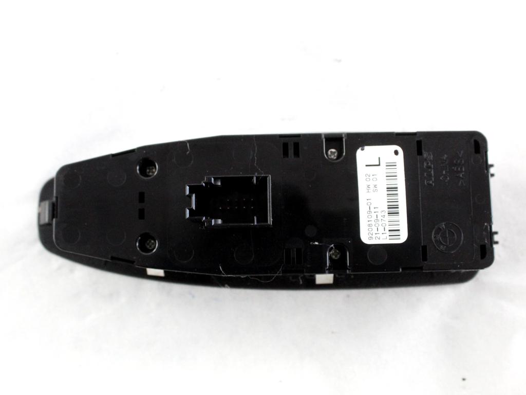 9208109 GRUPPO DI COMANDO ALZA-VETRI ALZA-CRISTALLI PORTA ANTERIORE SINISTRA BMW SERIE 1 116D F20 2.0 D 85KW 6M 5P (2012) RICAMBIO USATO