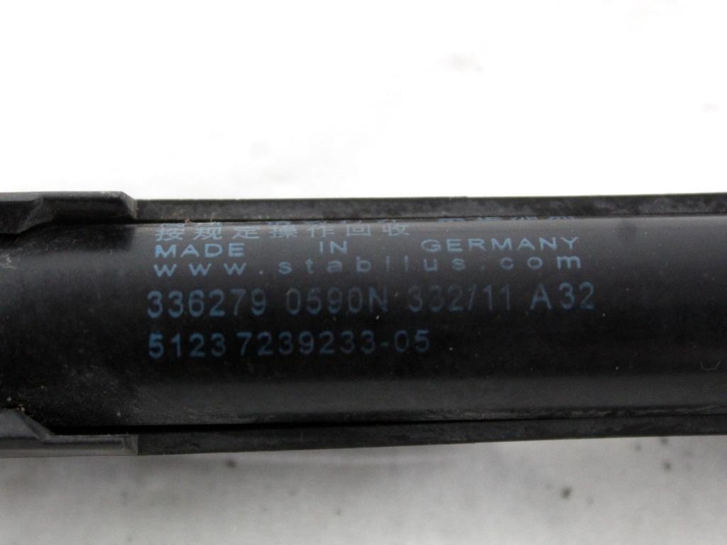51237239233 PISTONCINO ASTA AMMORTIZZANTE COFANO ANTERIORE BMW SERIE 1 116D F20 2.0 D 85KW 6M 5P (2012) RICAMBIO USATO