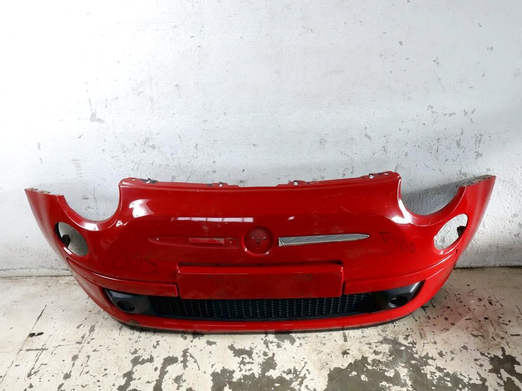 735426888 PARAURTI ANTERIORE FIAT 500 1.2 B 51KW 5M 3P (2012) RICAMBIO STRISCIATO AMMACCATO