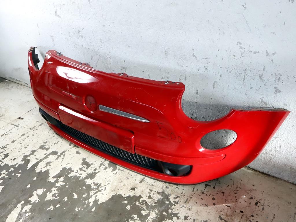 735426888 PARAURTI ANTERIORE FIAT 500 1.2 B 51KW 5M 3P (2012) RICAMBIO STRISCIATO AMMACCATO