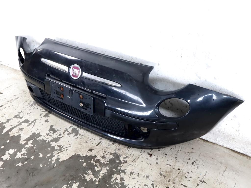 735426888 PARAURTI ANTERIORE FIAT 500 1.2 B 51KW 5M 3P (2012) RICAMBIO USATO DANNEGGIATO,TAGLIATO
