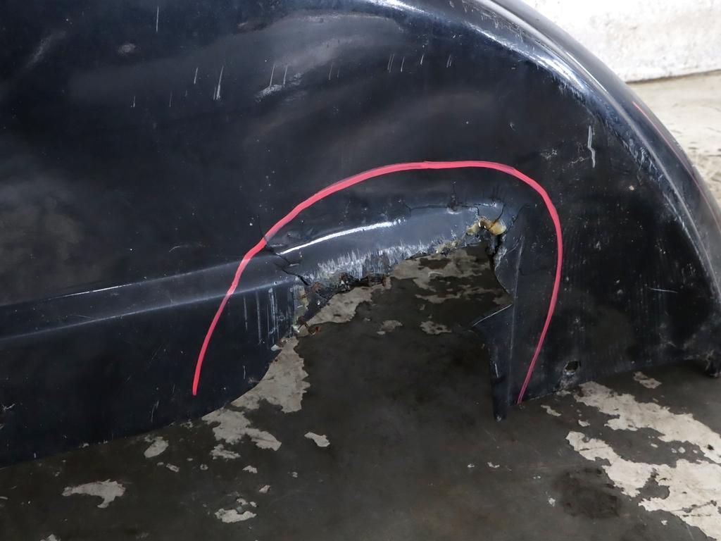 735426888 PARAURTI ANTERIORE FIAT 500 1.2 B 51KW 5M 3P (2012) RICAMBIO USATO DANNEGGIATO,TAGLIATO