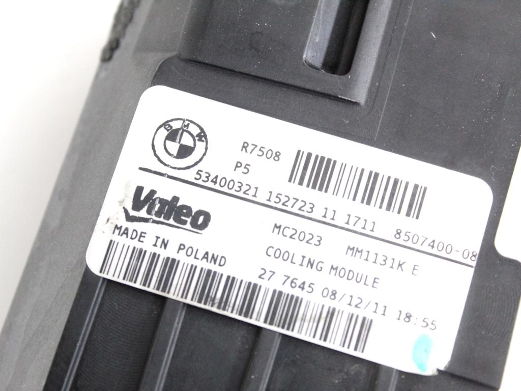 17117600536 SUPPORTO RADIATORE LATO SINISTRO BMW SERIE 1 116D F20 2.0 D 85KW 6M 5P (2012) RICAMBIO USATO