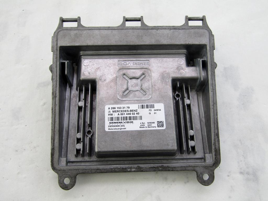 A2661533179 CENTRALINA INIEZIONE MOTORE MERCEDES CLASSE A 170 W169 1.7 B 85KW 5M 5P (2004) RICAMBIO USATO A0014460240
