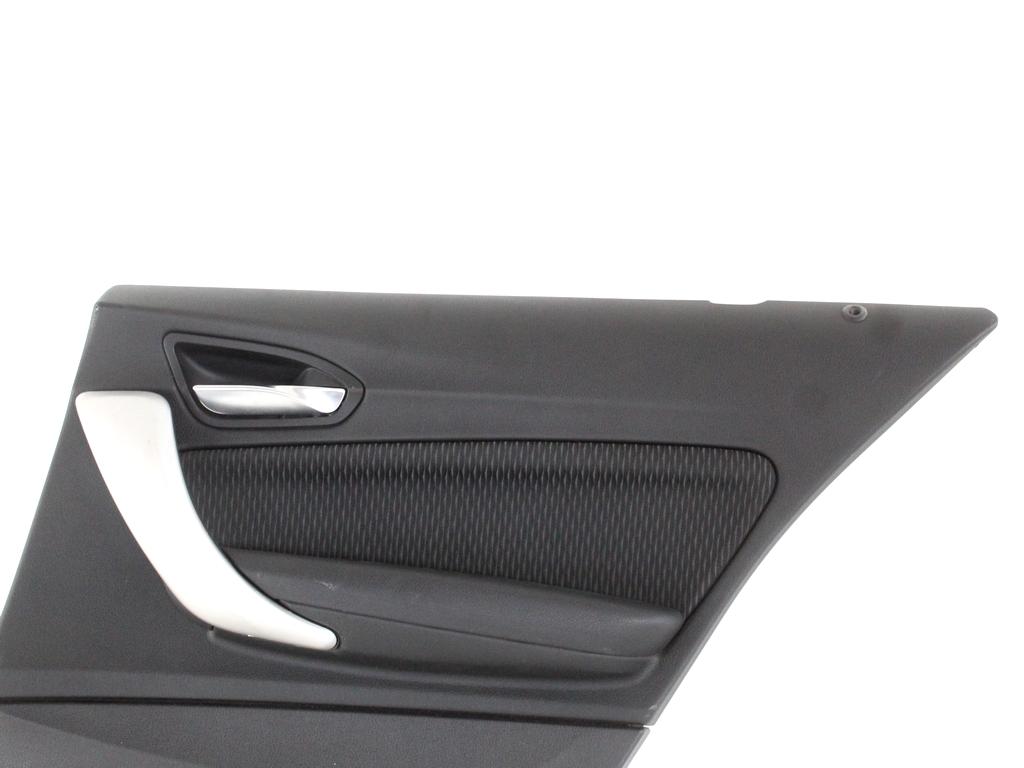 51427274748 PANNELLO INTERNO PORTA POSTERIORE DESTRA IN PELLE BMW SERIE 1 116D F20 2.0 D 85KW 6M 5P (2012) RICAMBIO USATO